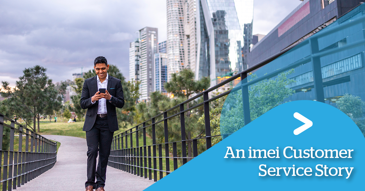 imei Customer Service Saving the Day on Sydney Harbour